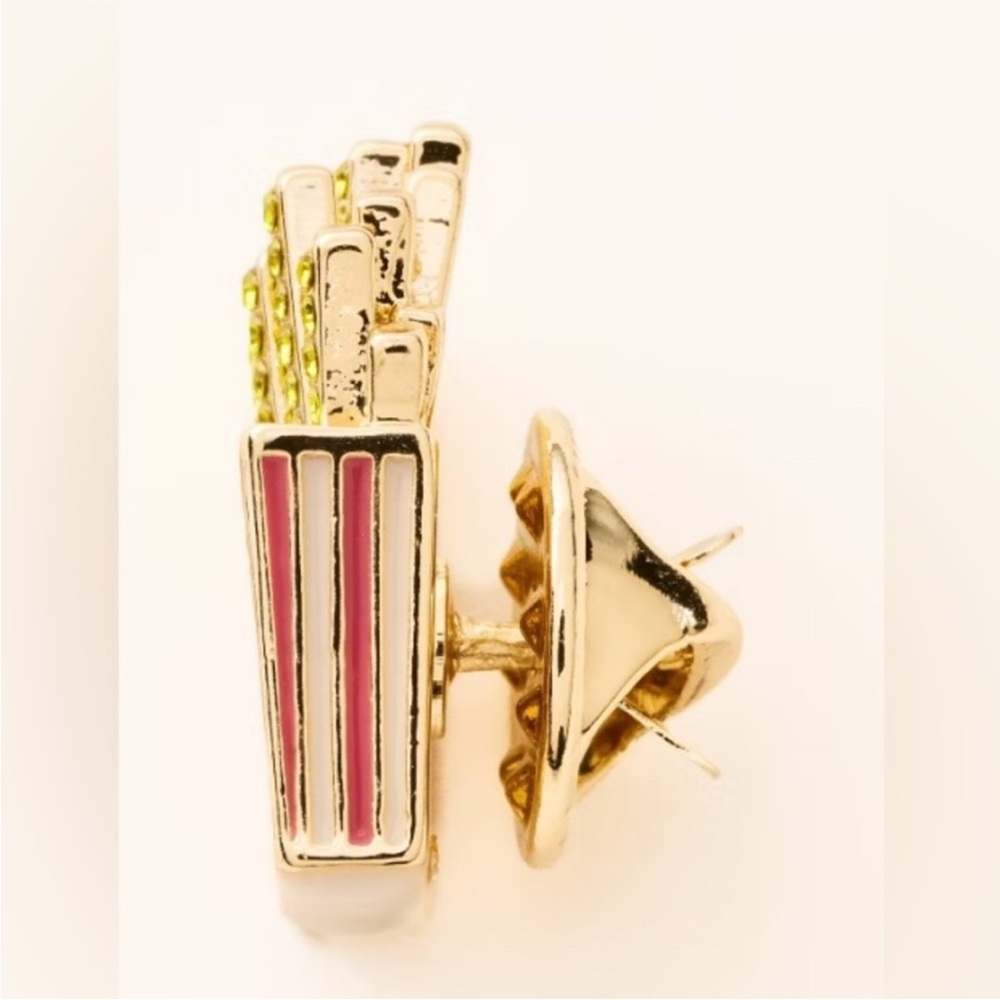 Kate Spade x Target collab Green and Gold Brooch Set of three pins - NWT - Picture 6 of 7